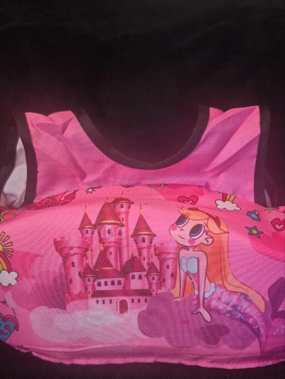 Pink Princess Float Swim Vest with Arm Bands
